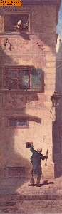 Der Bettelmusikant nach Spitzweg
